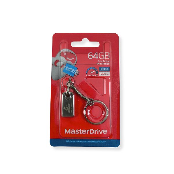 PENDRIVE DIAMANTE 64GB MASTERDRIVE