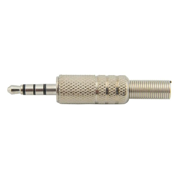 PLUG P2 4C COM MOLA, NIQUEL PGPD0009