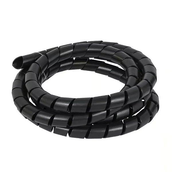 ORGANIZADOR PARA CABOS E FIOS NA COR PRETA 19mm x 2m ORCB0005