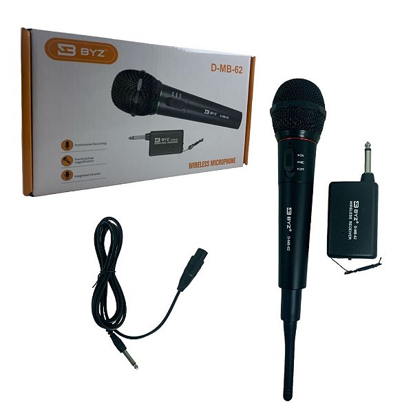 MICROFONE SEM FIO REF: D-MB-62