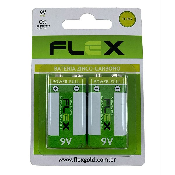 BATERIA 9V ZINCO FLEX MOD. FX-9Z2