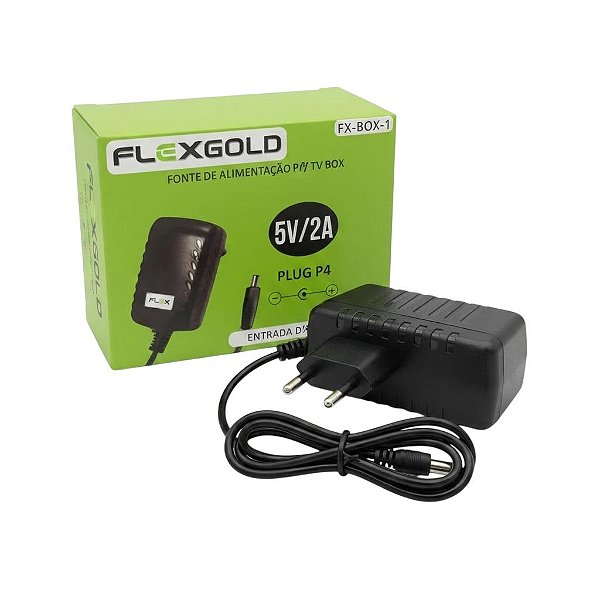CARREGADOR MARCA: FLEX/MOD.FX-BOX-1