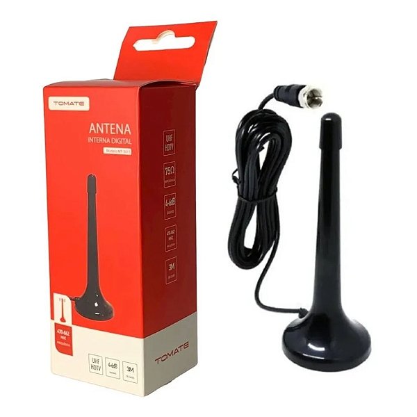 ANTENA INTERNA DIGITAL PARA TV UHF/HDTV MARCA -TOMATE MTV-3015