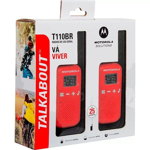 RADIO TALKABOUT MOTOROLA T110BR 25KM VM