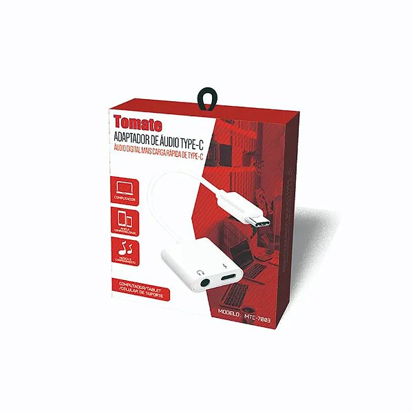 CABO ADAPTADOR USB C PARA USB C E P2 - MARCA: TOMATE MTC-7003