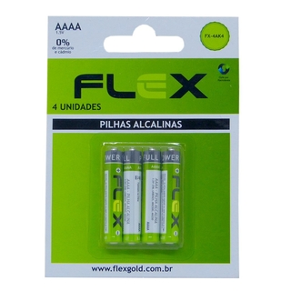 PILHA FLEX  COM 4 UNIDADES FX-4AK4