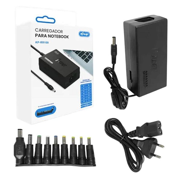 CARREGADOR DE NOTEBOOK UNIVERSAL D-RR100