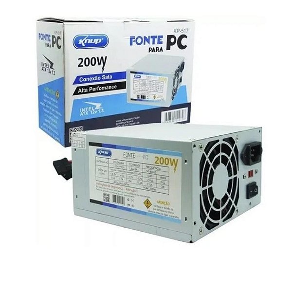 FONTE DE ALIMENTACAO BIVOLT MARCA KNUP - KP-517