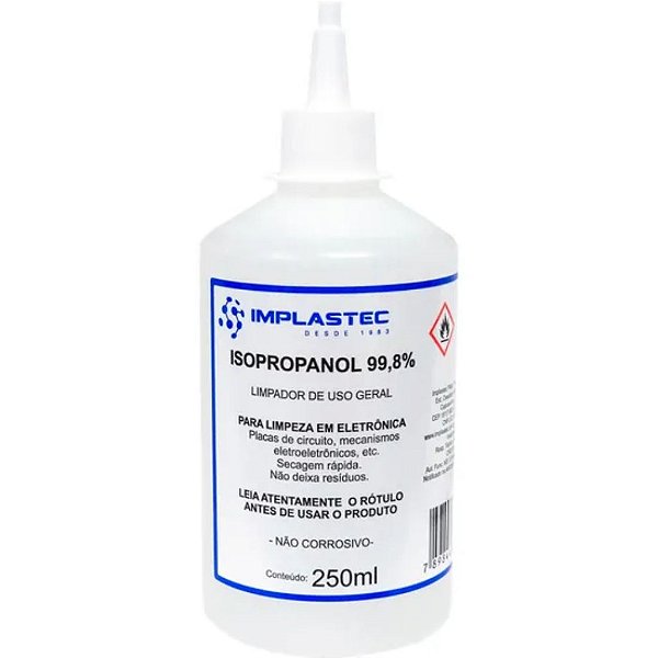 ALCOOL ISOPROPILICO 250ML IMPLASTEC