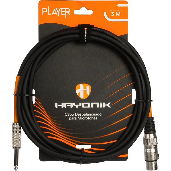 CABO MIC XLR (F) P10 3M PT 81873