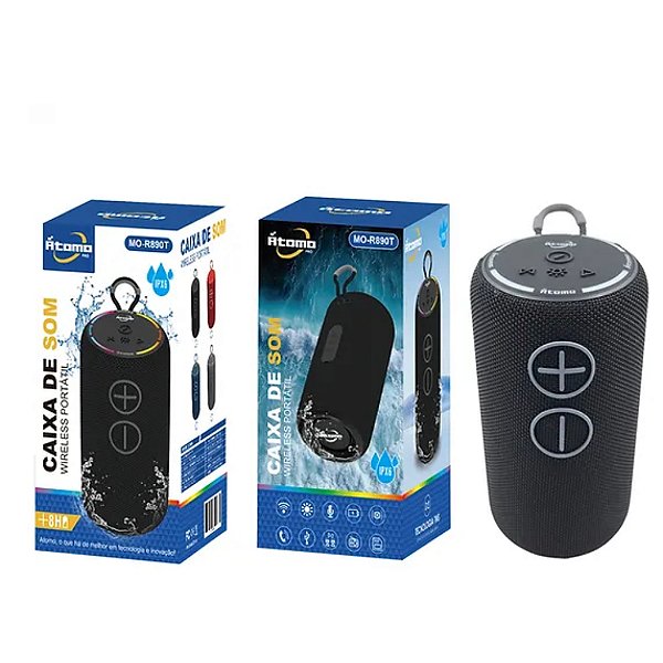 CAIXA SOM PORTATIL 3" MP3 -USB (PENDRIVE) COM FUNCAO DE RADIO M0-R890T-MINI