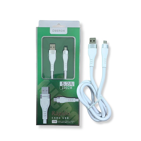 CABO USB A X MICRO USB PARA CELULAR 1 MT OBERON - OR-CO01/M1