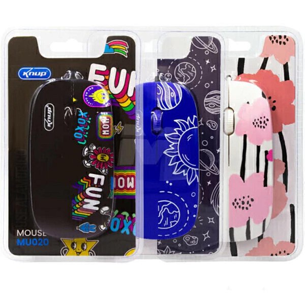 MOUSE USB 3 BOTOES DISPOSITIVO KNUP KP-MU020