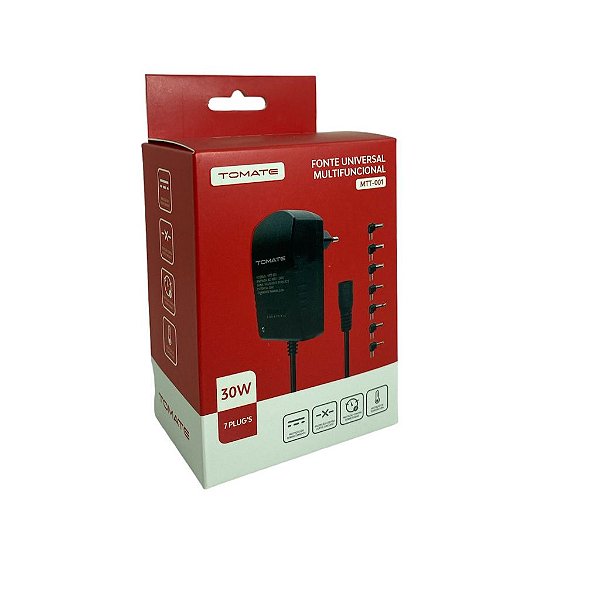 FONTE DE ALIMENTACAO 12V 3.5A (MULTIFUNCIONAL) MARCA: TOMATE MTT-001