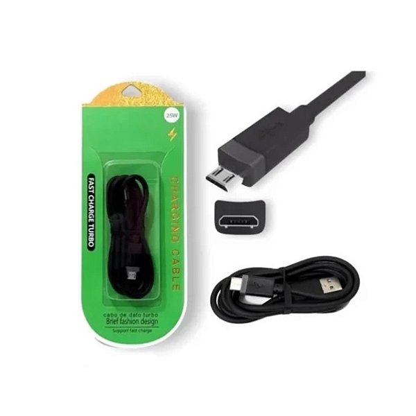 CABO USB TIPO V8 25W