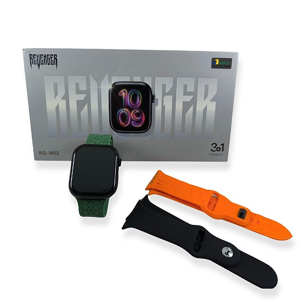 RELOGIO DE PULSO INTELIGENTE SMARTWATCH TOUCH RG-W62