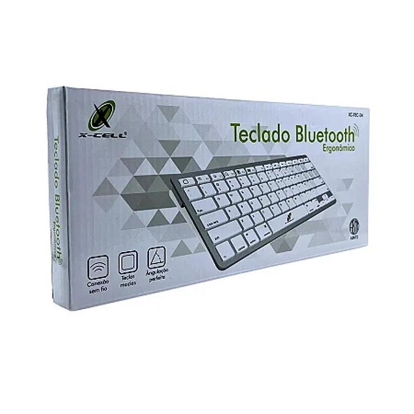 TECLADO BLUETOOTH ERGONOMICO,MARCA X-CELL MOD.XC-TEC-04