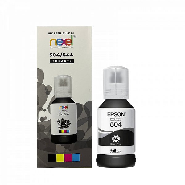 TINTA C. BLACK EPSON 504 127ML