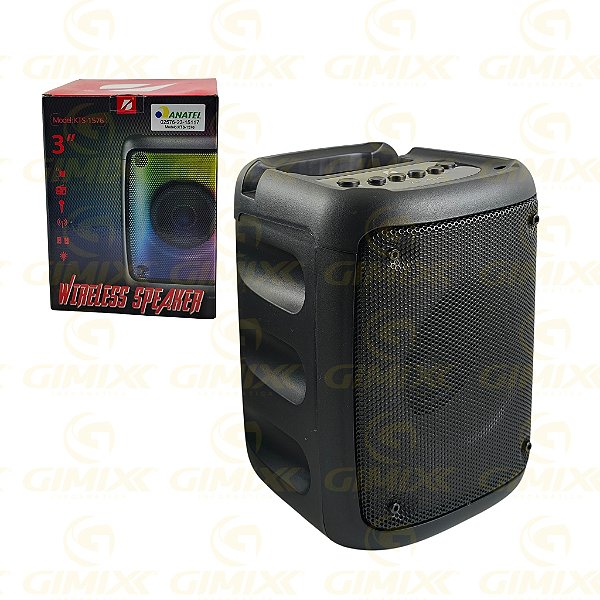 CAIXA DE SOM COM FUNCAO RADIO MP3 KTS-1576