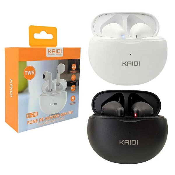 FONE DE OUVIDO BLUETOOTH SEM FIO SMART TOUCH KAIDI KD-770