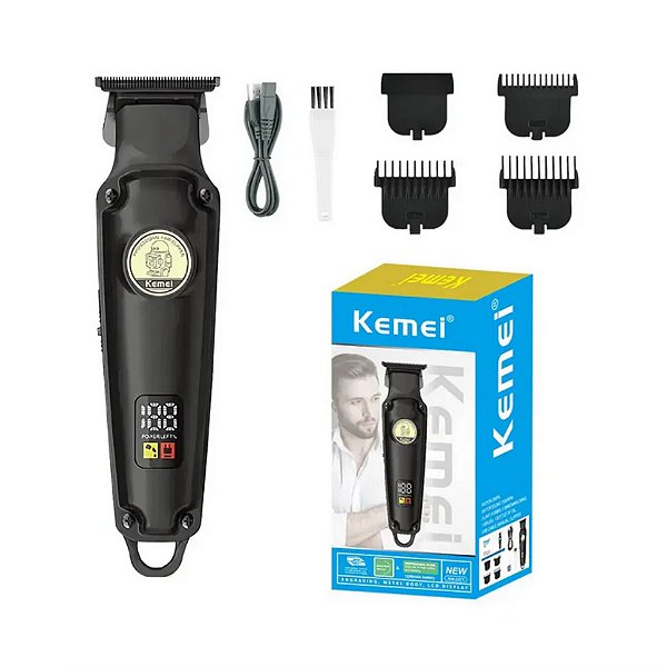 APARADOR DE CABELO SEM FIO DE USO DOMESTICO M-KM-2371