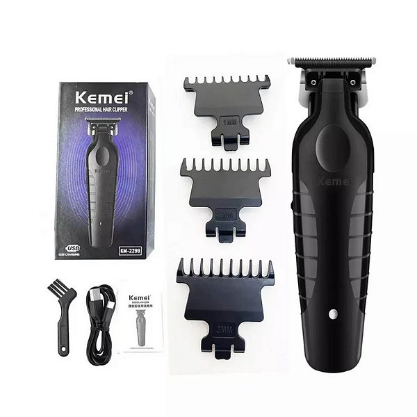 MAQUINA DE CORTAR CABELO SEM FIO DE USO DOMESTICO M-KM-2296