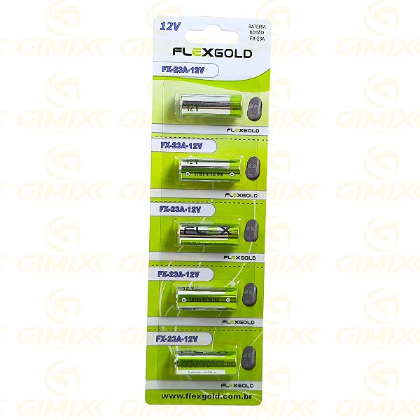 BATERIA FLEX MOD. FX-23A-12V (CARTELA C/5 PCS)