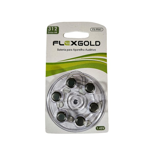 BATERIA PARA USO EM APARELHO AUDITIVO MARCA:FLEX MOD. FX-PR41
