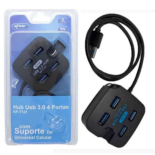 HUB USB 3.0 MARCA KNUP KP-T121/A