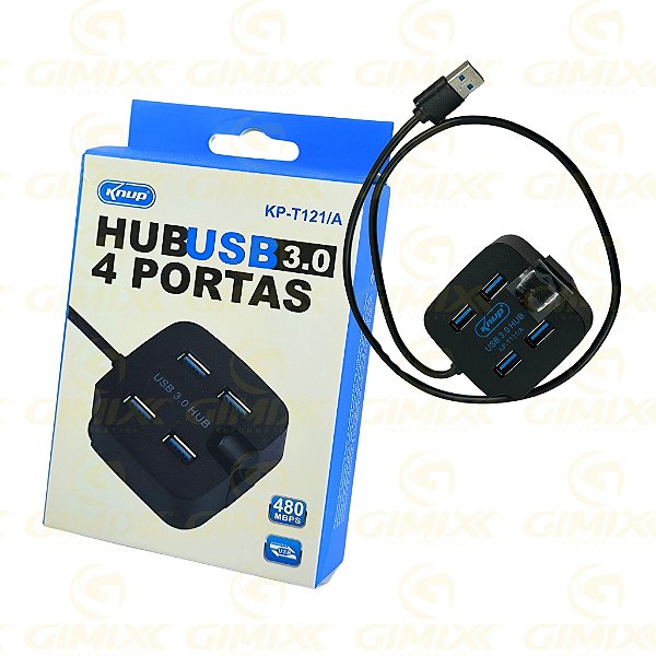 HUB USB 3.0 MARCA KNUP KP-T121/A