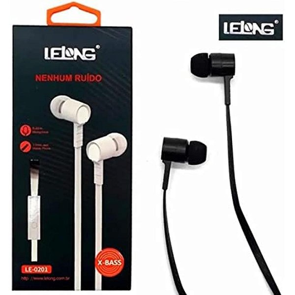 FONE DE OUVIDO INTRA-AURICULAR COM MICROFONE LE-0201