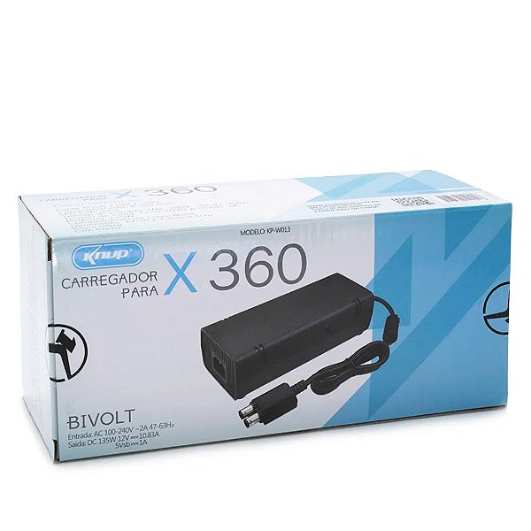 CARREGADOR PARA VIDEO GAME BIVOLT 110/220V AC 135W KNUP KP-W013