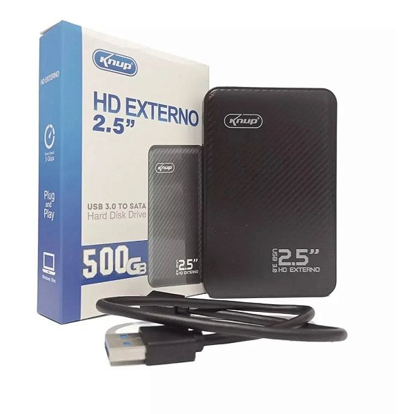 DISCO PARA ARMAZENAMENTO HD EXTERNO 2,5 500GB KP-HD810