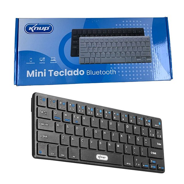 MINI TECLADO SEM FIO TECNOLOGIA BLUETOOTH KP-TE109