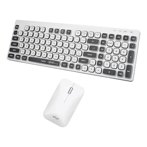 KIT TECLADO E MOUSE SEM FIO WIRELESS 2.4GHZ KP-TE137
