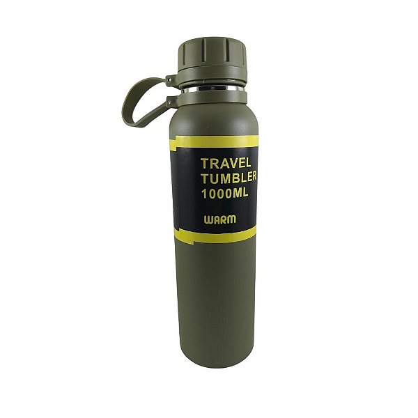 GARRAFA TERMICA COM PAREDE INTERNA DE METAL INOX 1LT REF.:EX-30