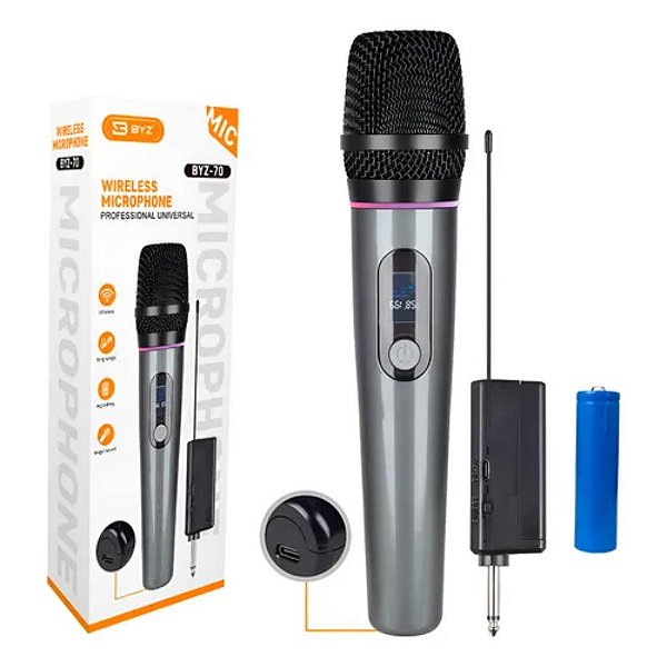 MICROFONES SEM FIO BYZ REF.:D-MB-70