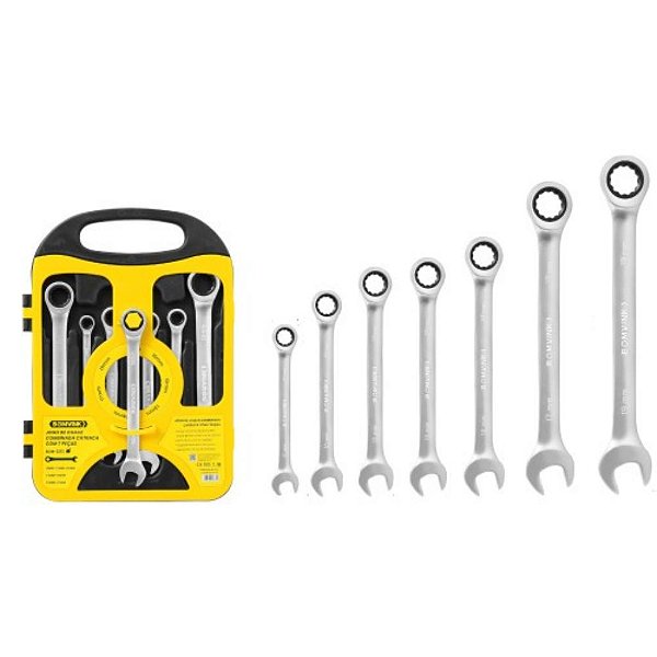 CONJUNTO DE CHAVE COMBINADA 7 PCS BOM-3213
