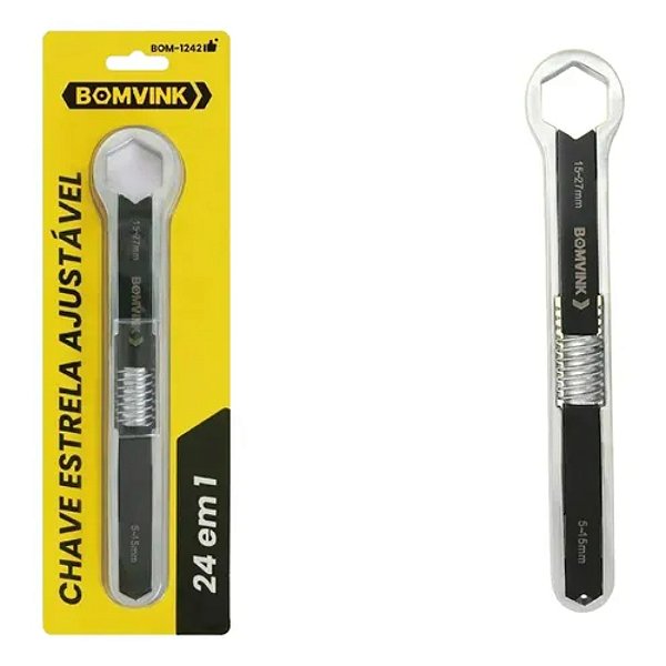 CHAVE DE BOCA SEXTAVADA AJUSTAVEIS BOM-1242