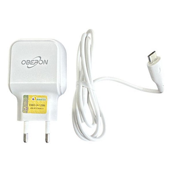 CARREGADOR DE TOMADA SMART CHARGER 2 SAIDAS USB, CABO MICRO USB OR-IC035/M