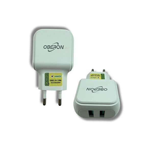 CARREGADOR DE TOMADA SMART CHARGER 2 SAIDAS USB, OR-IC035