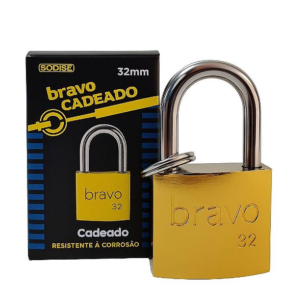 CADEADO BRAVO EMB/CX 32MM
