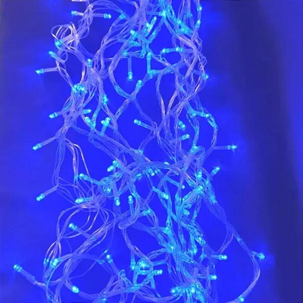 PISCA 100 LAMPADAS COR:AZUL