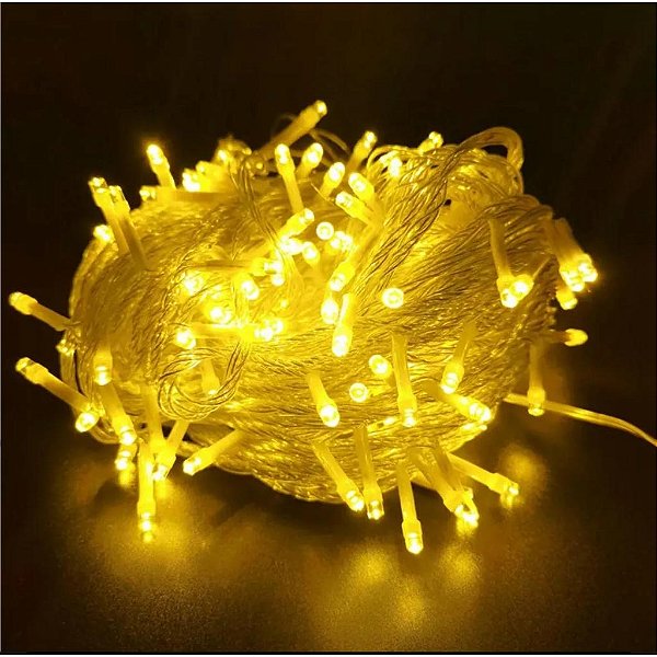 PISCA 100 LAMPADAS COR:AMARELO