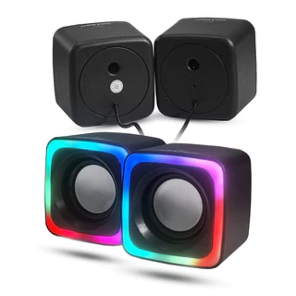 CONJUNTO DE CAIXAS DE SOM PARA COMPUTADOR RGB D-GP202