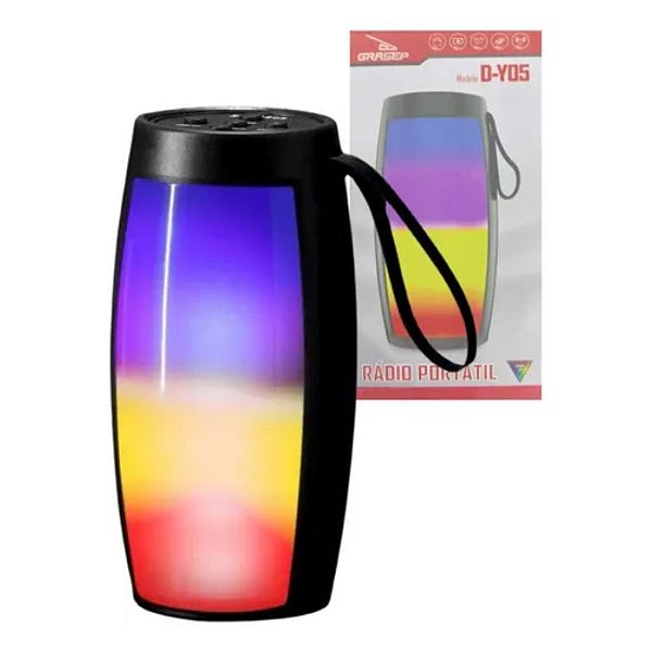 CAIXA PORTATIL SOM BLUETOOTH USB D-Y05Pro