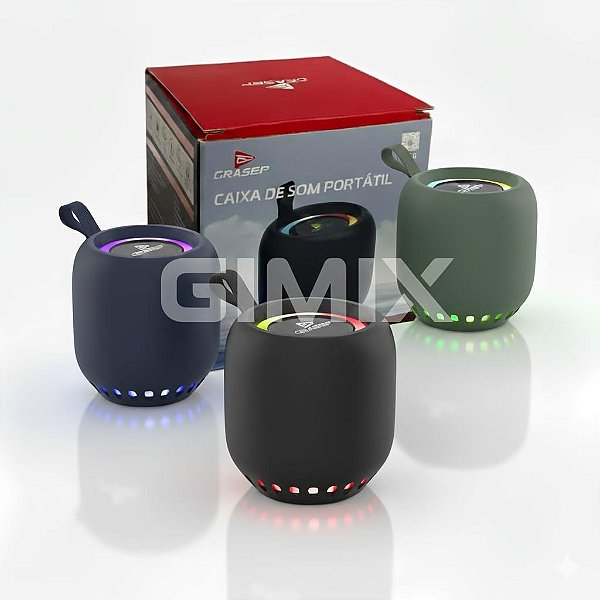 CAIXA PORTATIL SOM BLUETOOTH USB  D-G470