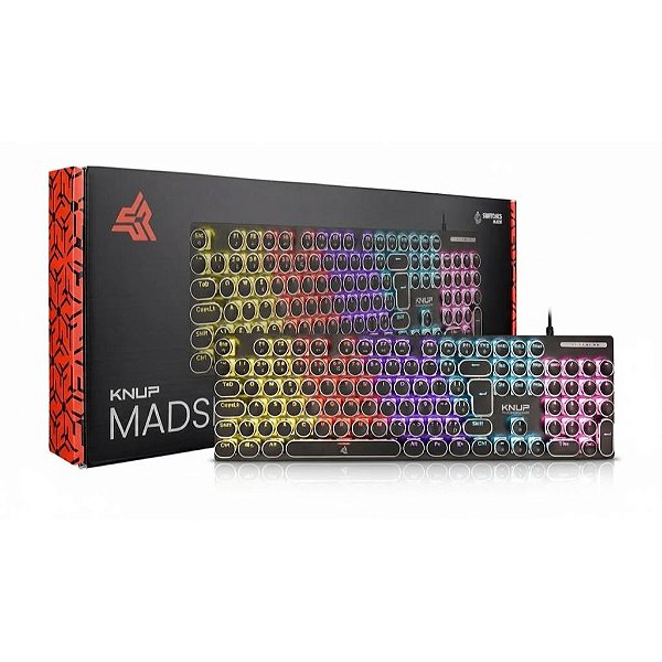 TECLADO MECANICO COM CABO USB SWITCHS BLACK ABNT KP-TE142