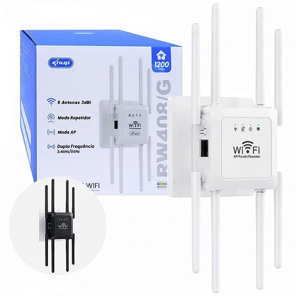 REPETIDOR WI FI KP-RW408/G
