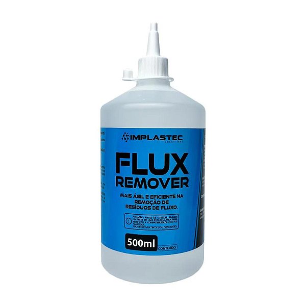 REMOVEDOR DE FLUXO DE SOLDA FLUX REMOVER 500ML - IMPLASTEC